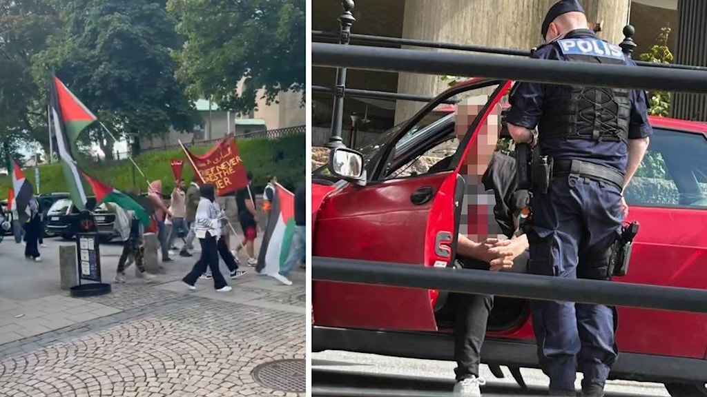 Körde in i demonstration i Borås – åtalas