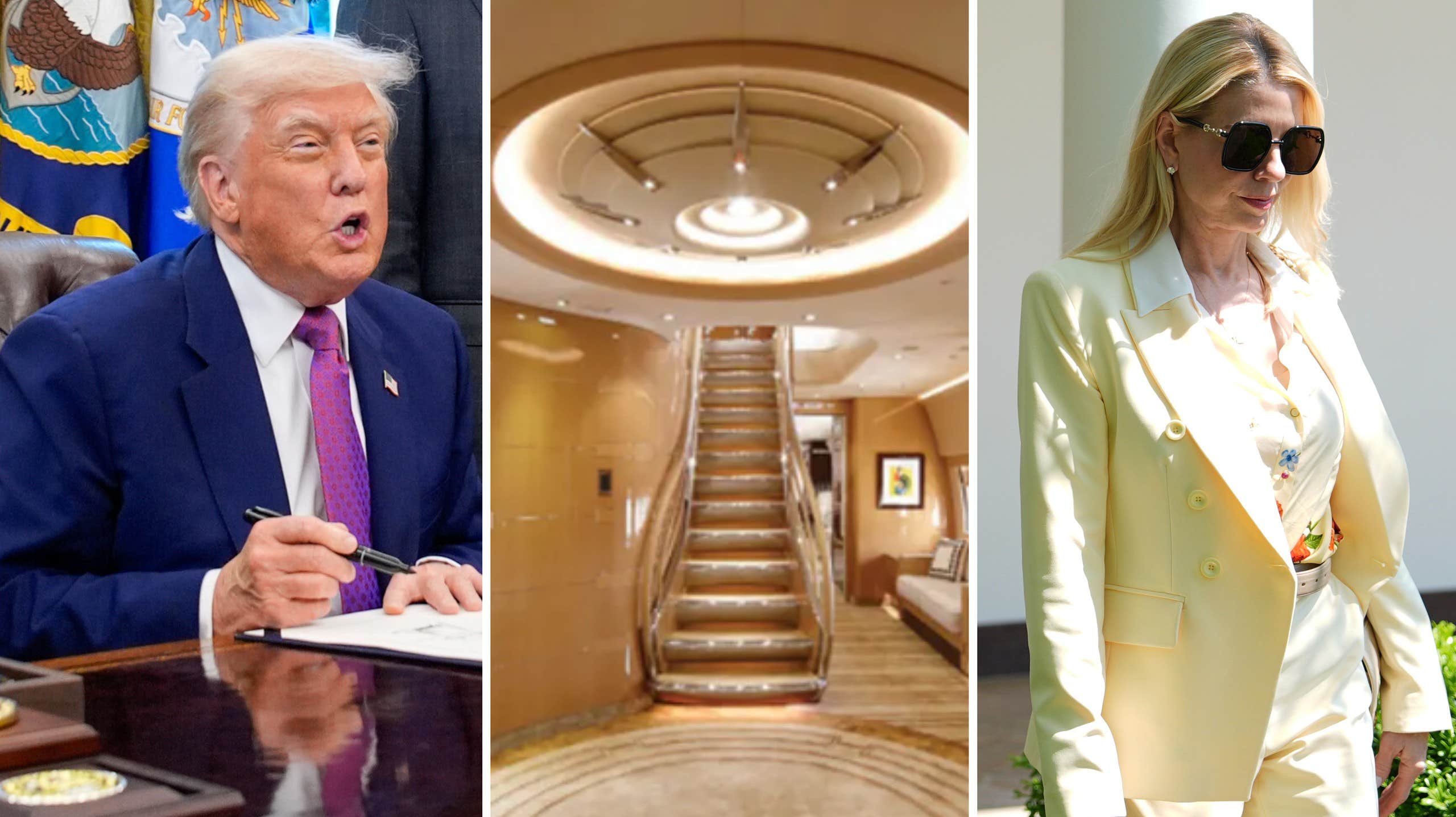 Anklagelserna efter Qatars flygplansgåva till Trump Anklagelserna efter Qatars flygplansgåva till Trump