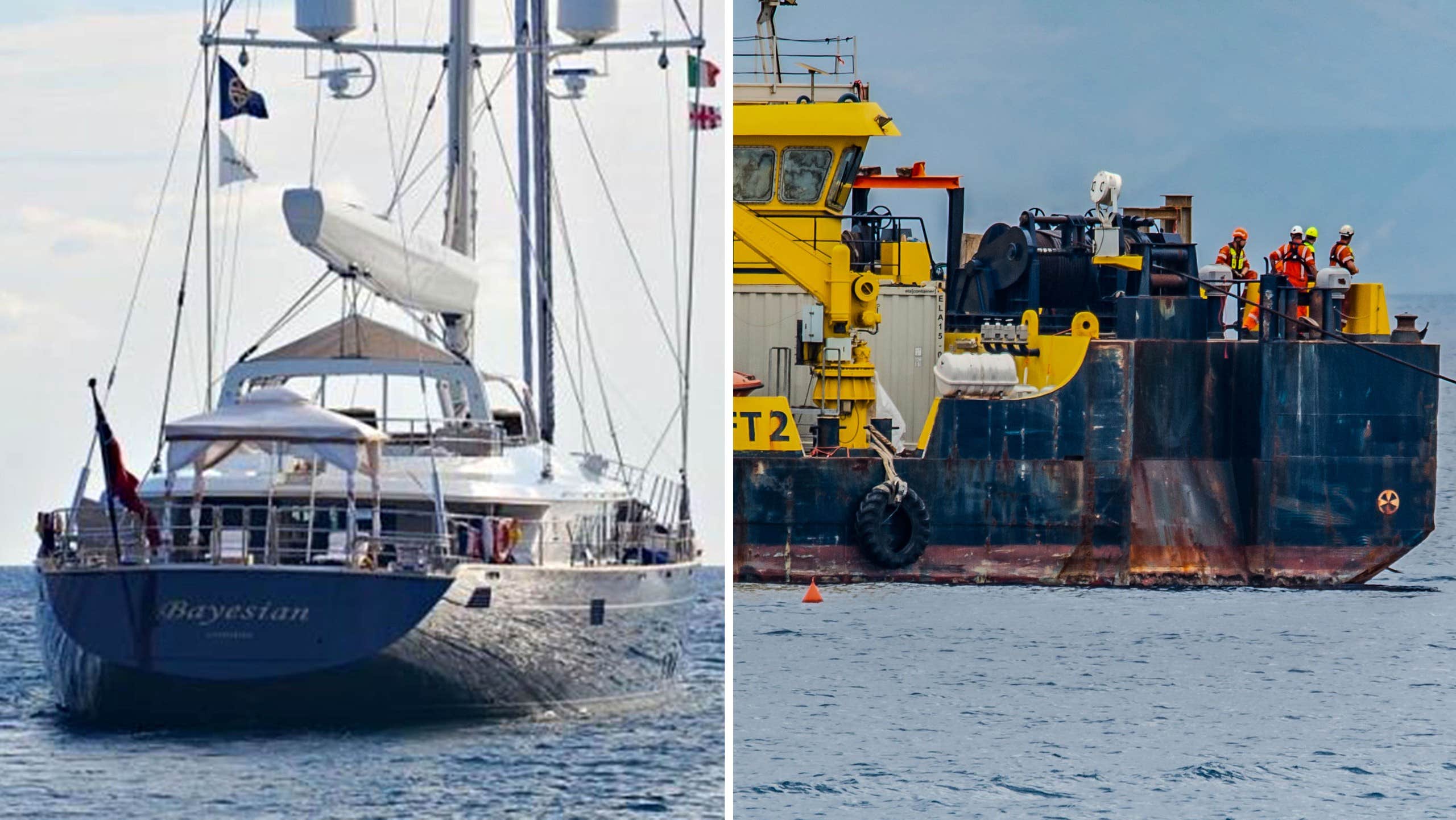 Dykare dog – miljardärens lyxyacht ska lyftas Dykare dog – miljardärens lyxyacht ska lyftas