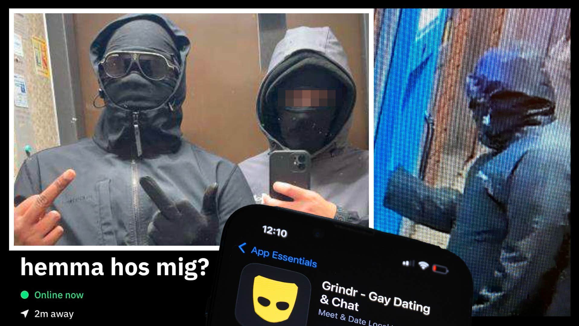 Rånades och bands naken – här är brotten på Grindr Rånades och bands naken – här är brotten på Grindr